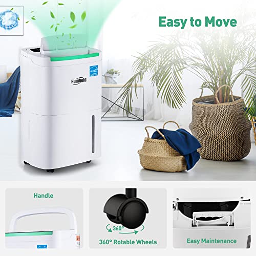 Humhold 12000 BTU Portable Air Conditioners with Remote Control, 3-in-1 Free Standing Cooling AC Unit with Fan & Dehumidifier, Cools Room up to 500 sq.ft, Smart/Sleep Mode,3 Speed,Auto Swing,Timer