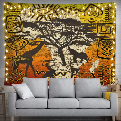 feelacle Werewolf Tapestry 80" X 60" Wolf Wall Hanging Party Decorations Home Decor For Bedroom Living Room Dorm (200 X 150cm)