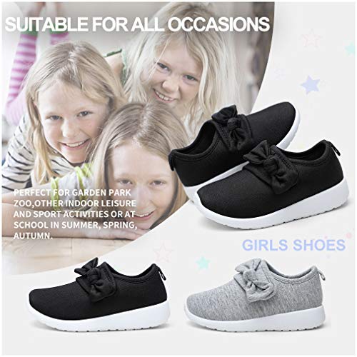 nerteo Toddler Sneakers Kids Tennis Shoes Girls Footwear Breathable Running Walking Shoes 5 US Toddler Beige