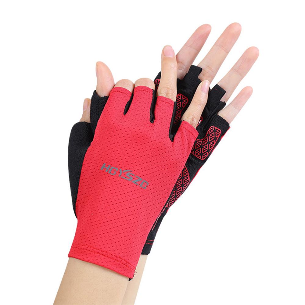 Outdoor Non-slip Half-finger Sports Gloves for Hiking Biker Driving