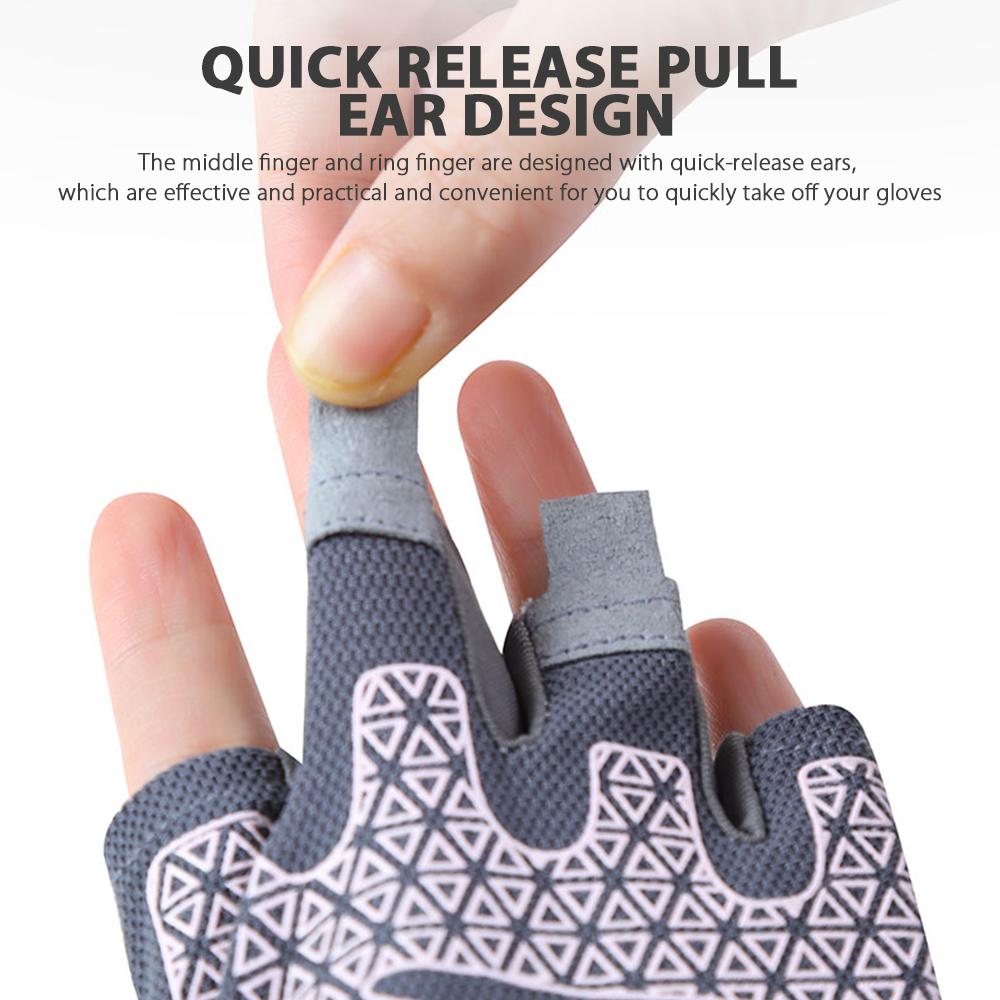 Outdoor Non-slip Half-finger Sports Gloves for Hiking Biker Driving