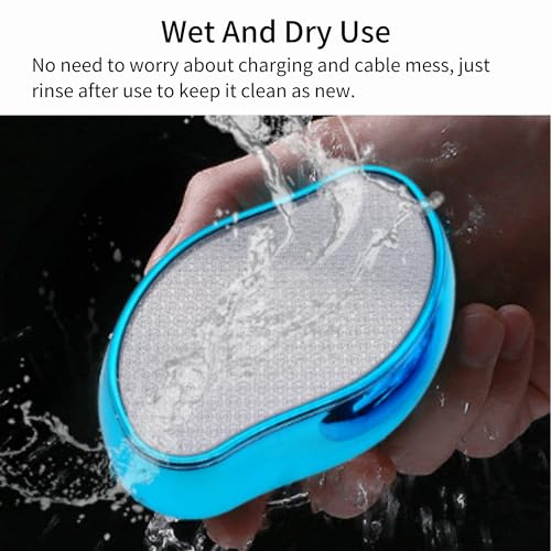 Ainio Nano Glass Foot File, Pedicure Tool and exfoliator, Glass Surface, Comfortable Hand and Foot Grinding Scraper for Wet and Dry feet, Removal Hard or Dead Skin, Suitable for Women or Men