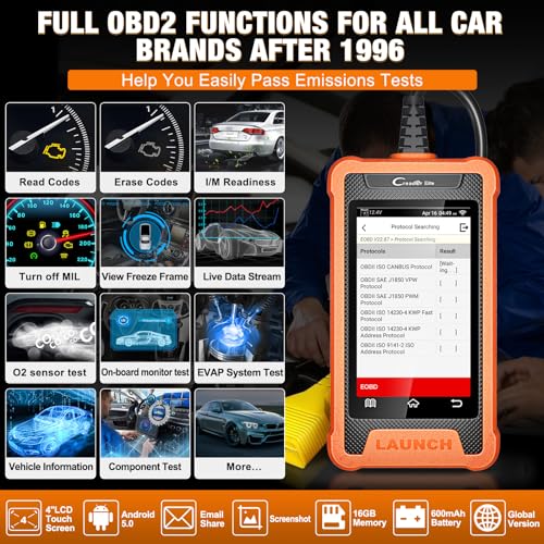 LAUNCH Creader Elite Bi-Directional OBD2 Scanner for Toyota Lexus, 2024 Full System Diagnostic Scan Tool, All Reset Service Code Reader, ECU Coding, Battery Registration,AUTO VIN,Lifetime Fr-ee Update