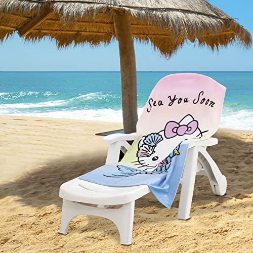 Northwest Hello Kitty Beach Towel, 30" x 60", Sea You Soon