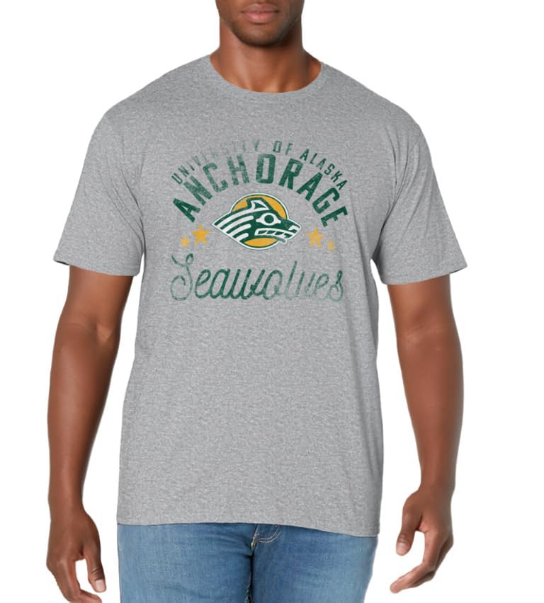 University of Alaska Anchorage Seawolves Logo T-Shirt