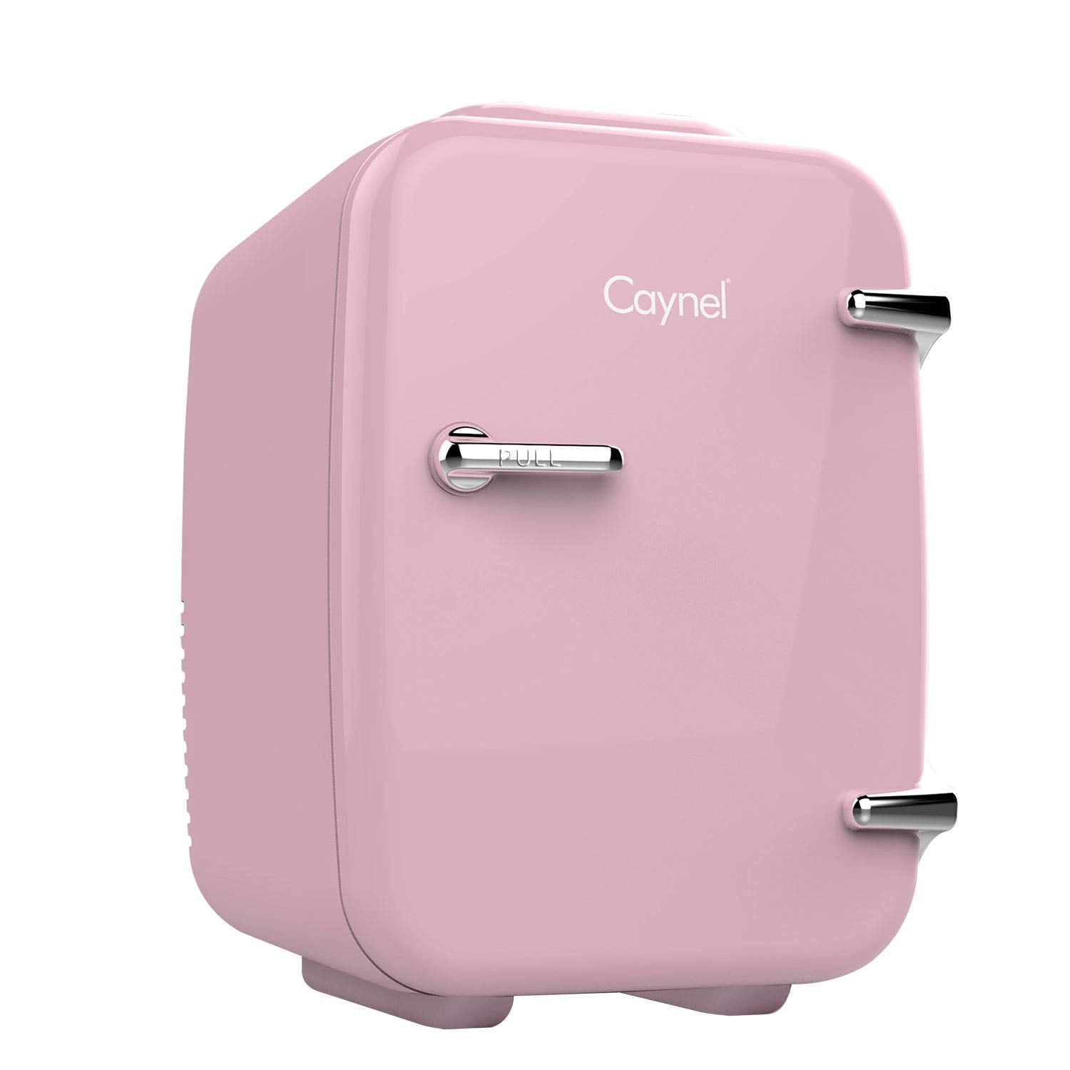 CAYNEL Mini Fridge Portable Thermoelectric 4 Liter Cooler and Warmer for Skincare, Eco Friendly Beauty Fridge For Foods,Medications, Cosmetics, Breast Milk, Medications Home and Travel