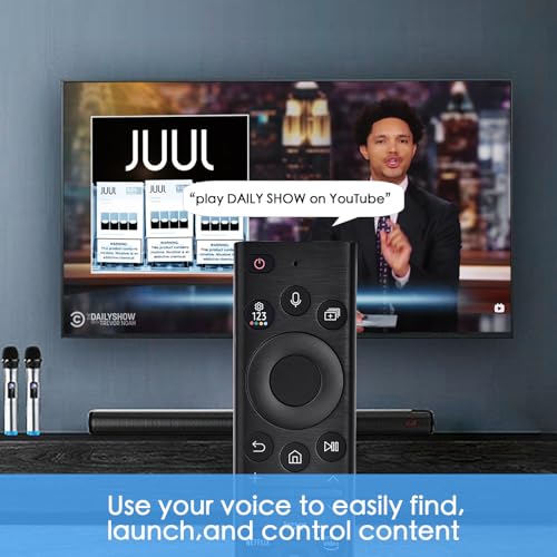 Replacement Voice Remote for Samsung Smart TV: KOOMOER Low Power Tech Control,Compatible with 2022 BN59-01385A(no Solar),for Most 2018 to 2022 Smasung Crystal UHD QLED The Frame QLED 4K 8K Smart TV
