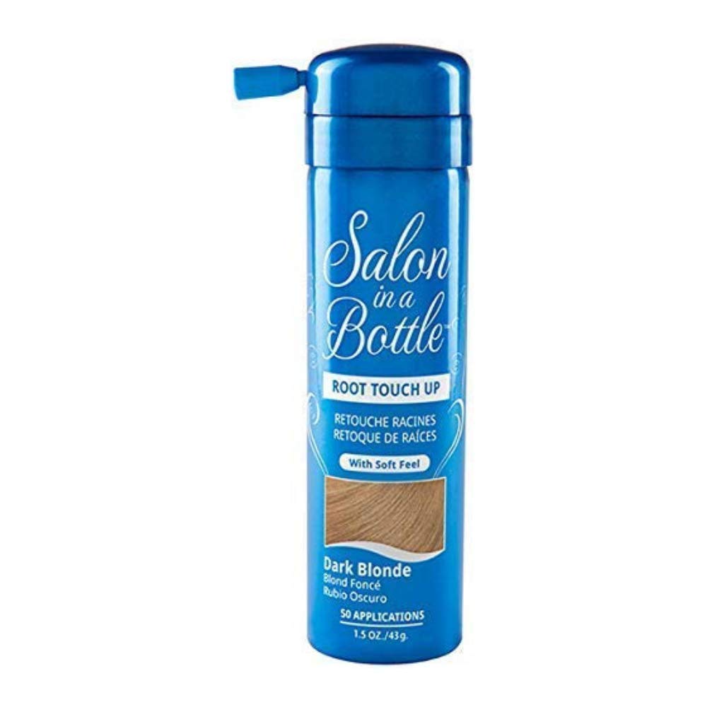 Salon In A Bottle - Instant Temporary Root Concealer Spray To Cover Up Roots And Gray Between Salon Trips - Professional Quality Spray Bottle For Hair Products For Women And Men - Dark Blonde