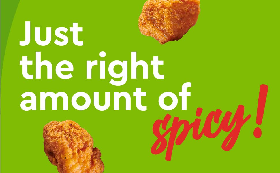 Just Bare® Chicken Lightly Breaded Spicy Breast Bites | Fully Cooked |16 G Protein | Frozen | 1.50 LB