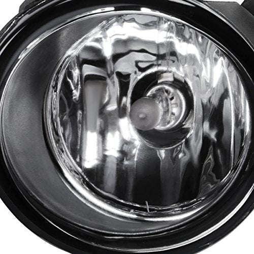 DNA MOTORING FL-ZTL-211-CH Fog Light Driver & Passenger Side [Compatible with 11-13 G37 / 13 JX35 / 08-10 M35 / 08-10 M45]