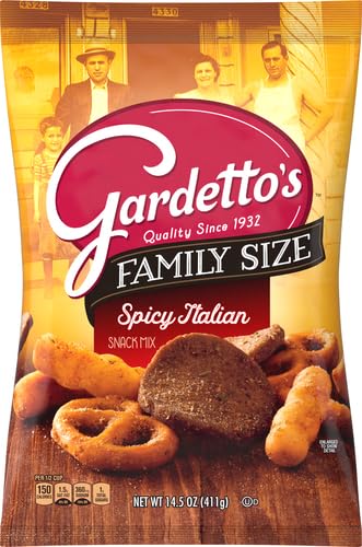 Gardetto's Snack Party Mix, Spicy Italian, Family Size Bag Pub Mix, 14.5 oz