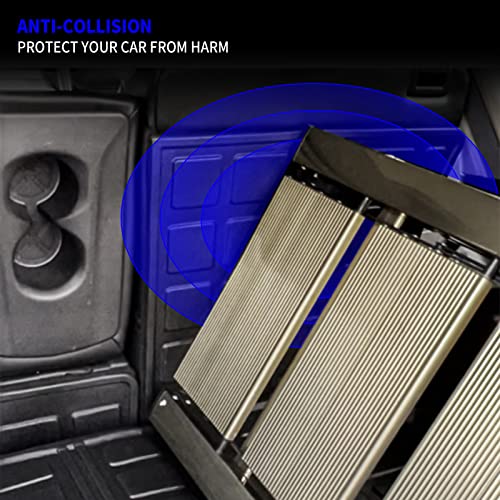 Rongtaod Cargo Mat Compatible with 2014-2020 Nissan Rogue Trunk Mat Cargo Liner All Weather Back Seat Cover Protector 2019 Rogue Accessories (Backrest Mats+Trunk Mat)