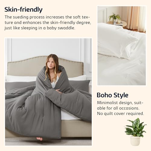Quataly Queen Comforter Sets Sagegreen,3PCS Soft Lightweight Breathable Bedding Comforter Sets for All Season, Queen Size(90''×90'' Comforter & 2 Pillowcases)