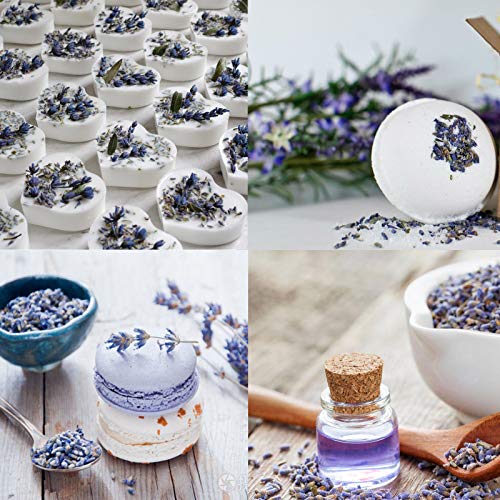 CoolCrafts Dried Lavender Flowers, Bulk Wholesale Fragrant Lavender for Wedding Toss, Crafts, Sachets - 1 Pound