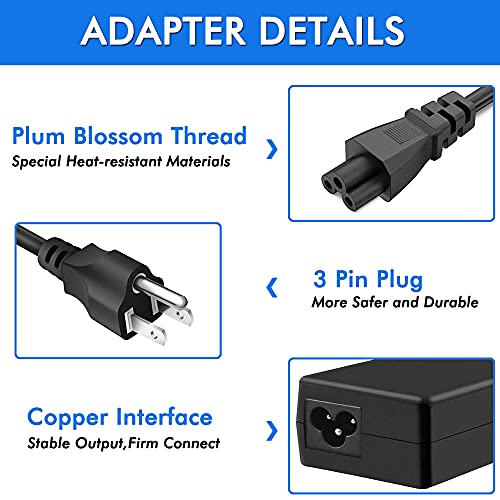 90W Universal AC Adapter Laptop Charger Compatible with HP Dell Lenovo Acer Asus Toshiba Samsung IBM Sony Fujitsu Gateway Notebook Ultrabook Chromebook Power Supply Cord with 16 Connectors