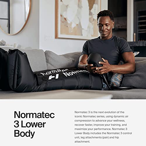 Hyperice Normatec 3 - Recovery System with Patented Dynamic Compression Massage Technology (Normatec 3 Lower Body (Standard Size Legs + HIPS) FSA-HSA Approved