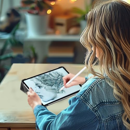 ProCase Cover for iPad Pro 11 Inch Case 2022/2021/2020/2018, Slim Stand Hard Back Shell Smart Cover for iPad Pro 11 4th Generation 2022 / 3rd Gen 2021/ 2nd Gen 2020 / 1st Gen 2018 -Black