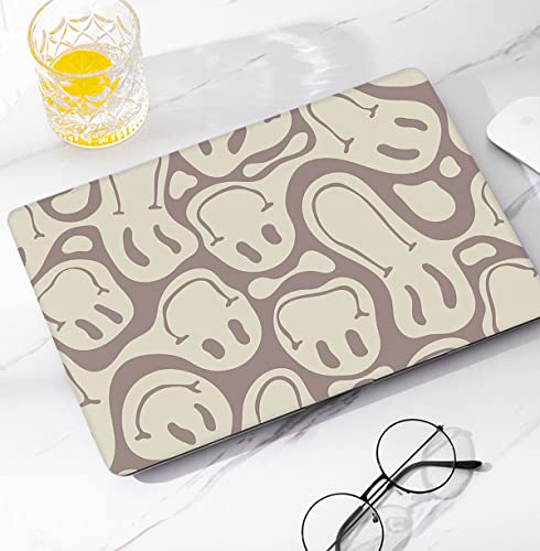 Watbro Compatible MacBook Pro 13 inch Laptop case 2020 2019 2018 Released M1 M2 A2338/A2251/A2289/A2159/A1989/A1706/A1708, Retro 70's Smiley Pattern Case, Suitable for MacBook Pro 2020 with Touch ID