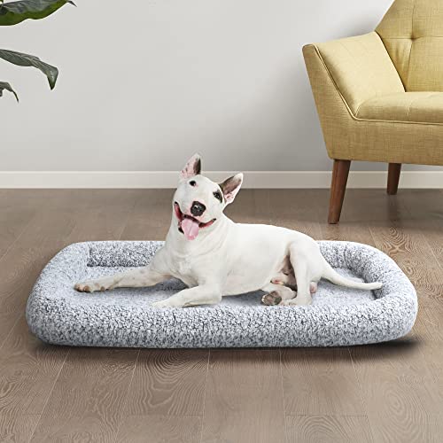 Friends Forever Orthopedic Dog Bed, Cooling Dog Beds with Removable Washable Cover, Reversible Pet Bed Mat with Memory Foam, Washable Removable Cover, Kato Grey, 30x20x3