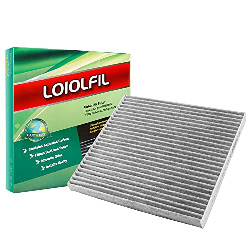 LOIOLFIL Cabin Air Filter Replacement for CF10133 CP133, Fits Toyota Corolla 2002-2008, Matrix 2003-2008, Premium Cabin Filter with Activated Carbon