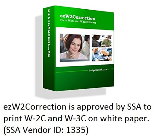 EzW2Correction 2024: Form W-2C, W-3C Software (basic version)