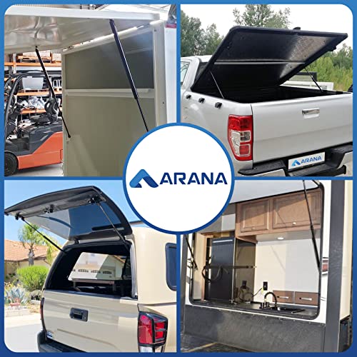 ARANA SE24OTHER30 24 inch 30Lb/134N Gas Struts Spring Shocks SE24OTHER30 24 inch 30Lb Lift Support for RV Motorhome Door Camper Shell Rear Window Tonneau Cover Canopy Hatch Teardrop Camper, Set of 2