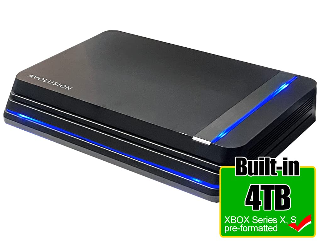 Avolusion HDDGear Pro X 4TB USB 3.0 External Gaming Hard Drive (for Xbox Series X|S)