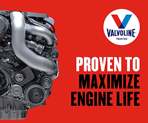 Valvoline High Mileage with MaxLife Technology SAE 10W-30 Synthetic Blend Motor Oil 5 QT