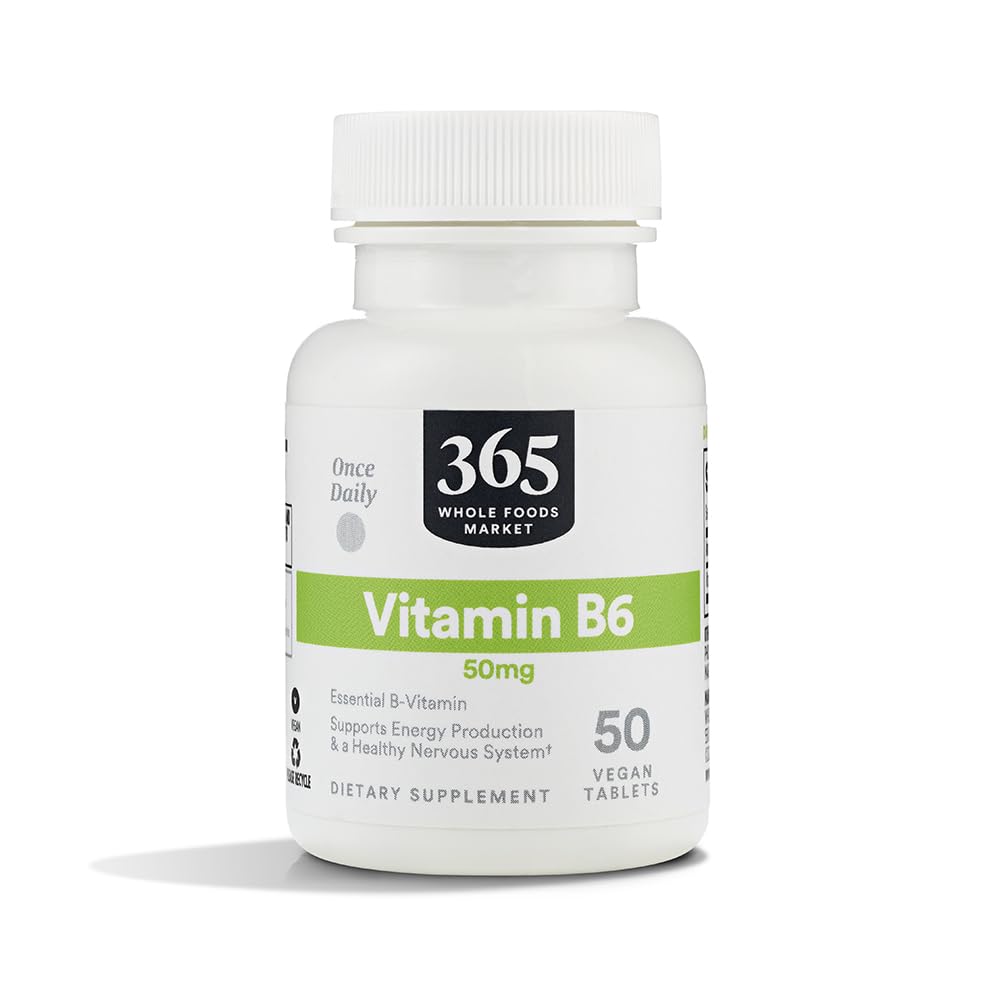 365 by Whole Foods Market, Vitamin B6 50Mg, 50 Tablets