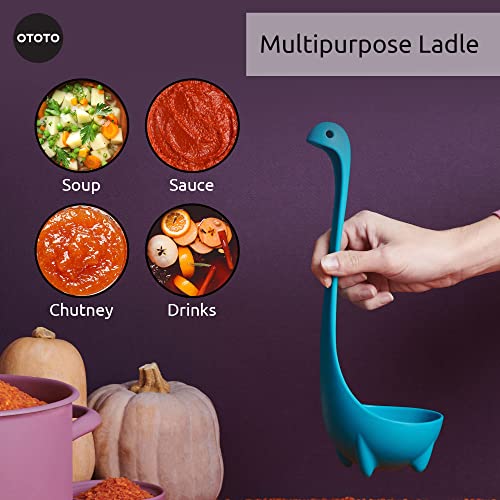 The Original Nessie Ladle by OTOTO - Soup Ladle, Cute Gifts, Funny Kitchen Gadgets, Loch Ness design, Cooking Gifts for Mom - Cute and Practical Kitchen Utensils - Unique Gifts for Women, Mothers Day