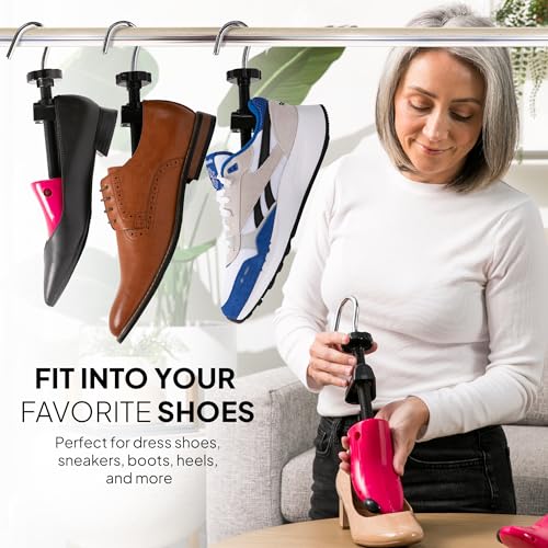 HOUNDSBAY Shoe Stretcher Women (10.5-13) Adjustable Shoe Widener Stretcher for Women, Shoe Expander & Leather Shoe Stretcher - Shoe Trees for Women - Shoe Care Kit