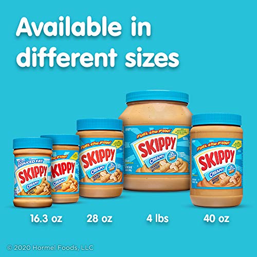 SKIPPY Reduced Fat Creamy Peanut Butter Spread, 16.3 Ounce