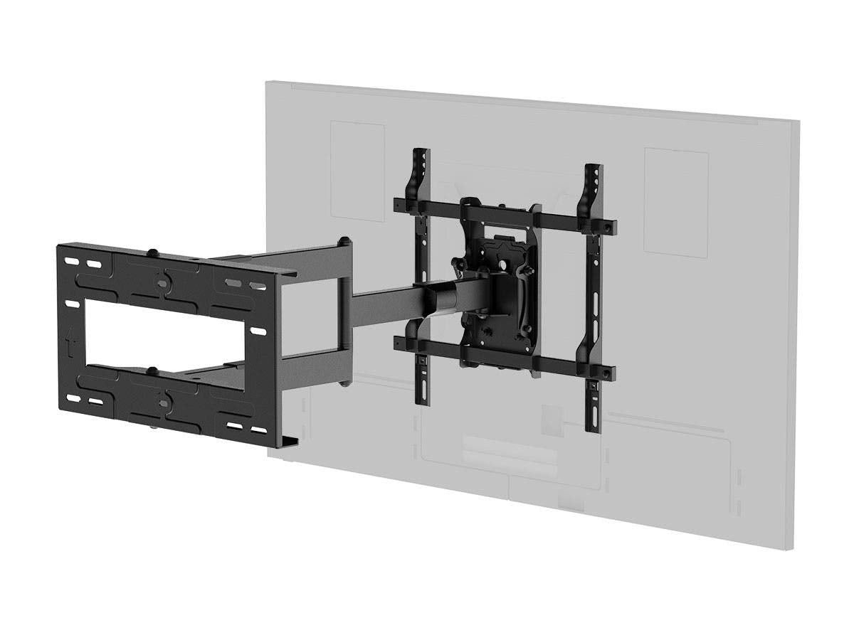 Monoprice 360 Full-Motion Articulating TV Wall Mount - Portrait and Landscape, for TVs 40in to 75in, Weight Capacity 110 Lbs, Extension 3.3in to 31.5in, VESA Patterns Up to 400x400 - EZ Series