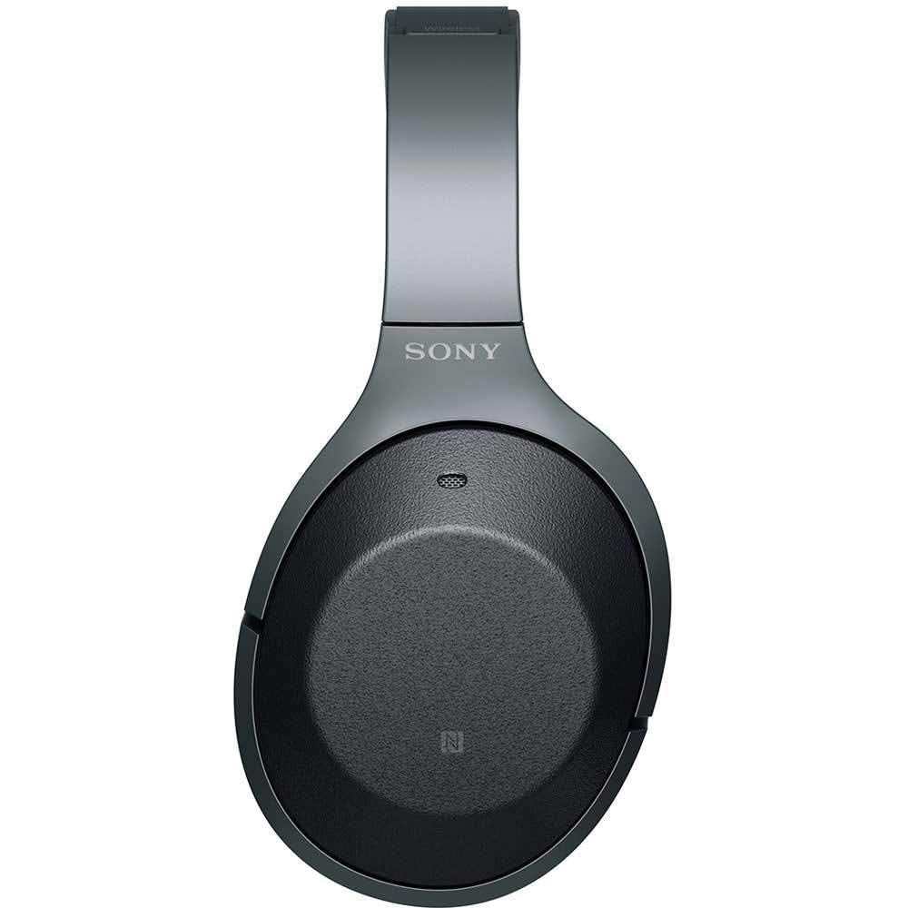 Sony Noise Cancelling Headphones WH1000XM2: Over Ear Wireless Bluetooth Headphones with Microphone - Hi Res Audio and Active Sound Cancellation - Black (2017 model)