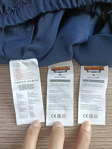 JOYIN Toy Halloween Toddler Police Costume, Police Officer Costume for Boys, Kids Cop Costume with Police Accessories for Roleplay and Dressup (Small (5-7 YRS))