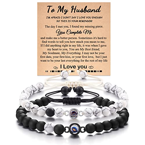 Tarsus Couples Gift Ideas Bracelets, Matching Bracelets for Couples Gifts Jewelry I Love You Gift for Him Her Boyfriend Girlfriend Valentines Christmas