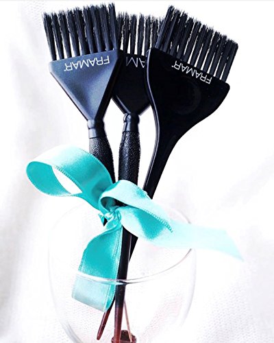 Framar Family Hair Color Brush Set - Hair Dye Brush Kit, Hair Coloring Brush, Hair Dying Brush to Apply Hair Color, Hair Color Brushes Bulk, Hair Tint Brush, Tint Brushes for Hair Color - 3 Pack