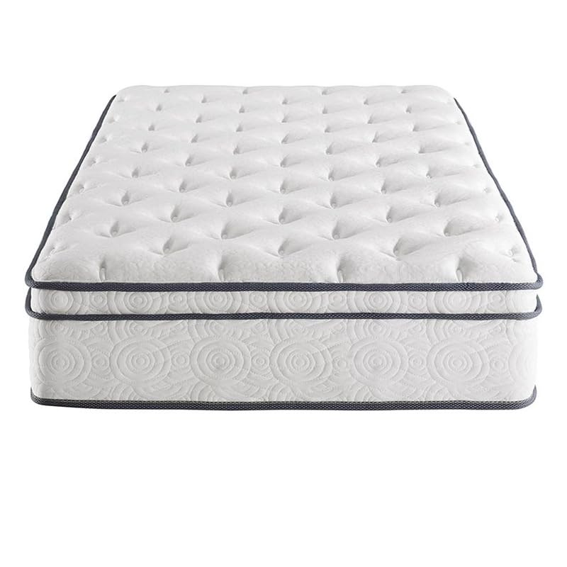 KOANTTI Ful Mattress,Hybrid 10 Inch Full Size Mattress in a Box,Memory Foam & Individually Pocket Spring for Pain Relief,Medium Firm Full Mattresses,CertiPUR-US.