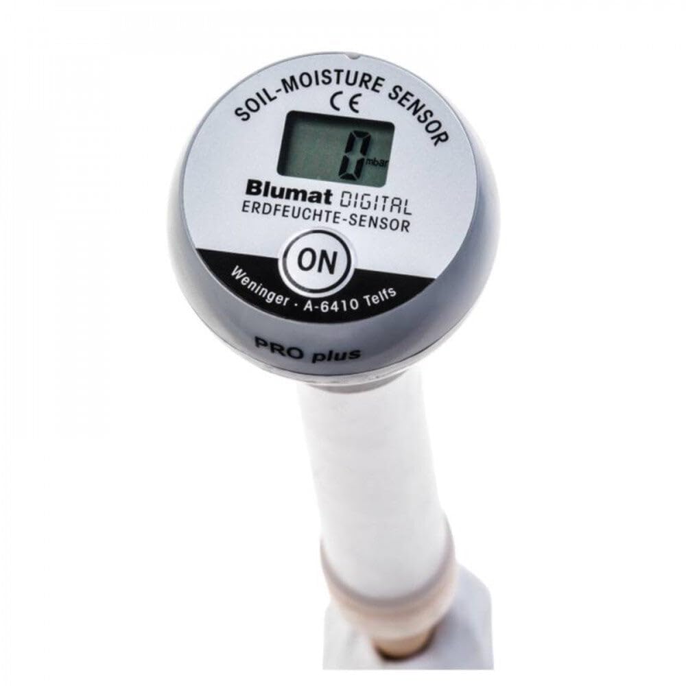 Blumat Digital Soil Moisture Meter for Plants - Accurate Soil Moisture Sensor for Optimal Plant Care and Irrigation System Calibration - Advanced Water Meter for Gardening