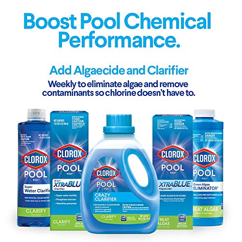 Clorox® Pool&Spa™ Swimming Pool Algaecide, Prevents and Treats Pool Algae, Non-Foaming, 1 Quart (Pack of 1)