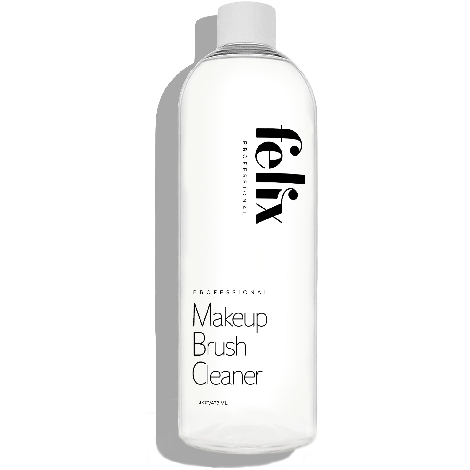 Felix Professional Makeup Brush Cleaner - Deep clean Rinse Free Quick Dry - Ideal for Cleaning and Odorizing Natural and Synthetic Make-up Brushes (16 fl oz)