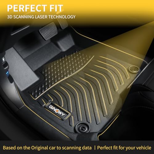 GINOWY®-TPE Car Floor Mats for Chevrolet/Chevy Trax 2024 2023-2014