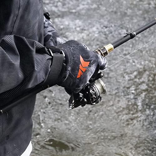 KastKing IceRiver Fishing Gloves – 100% Waterproof Cold Winter Weather Fishing Gloves – for Men and Women – Ideal for Ice Fishing, Winter Fishing, Outdoor Winter Sports,M,BO
