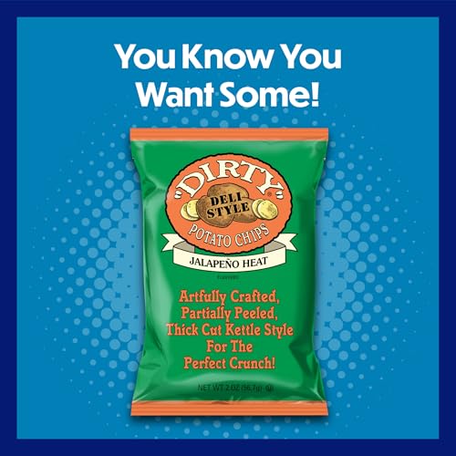 Dirty Chips Jalapeno Heat, 2-Ounce (Pack of 25)