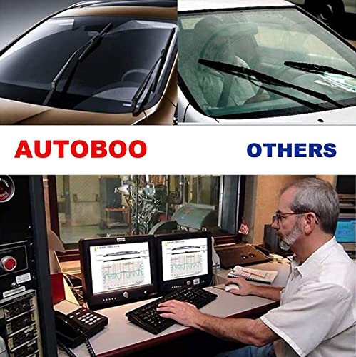 AUTOBOO Replacement for Honda Pilot Rear and Front Windshield Wiper Blade 2016-2020 2021 2022,3 Pieces 26"+24"+14 inch…