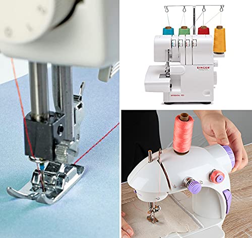 ilauke 72 Pcs Sewing Thread 700 Yards, 36 Colors Prewound Bobbins Thread for Sewing, Polyester Sewing Machine Threads for Brother Singer Janome with Sewing Supplies