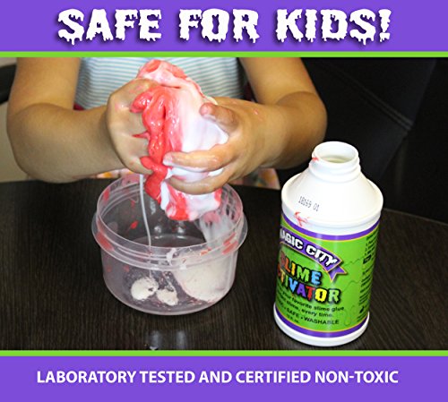 Magic City Slime Activator - Non Toxic, Just Add to Your Favorite Glue for Great Slime Every Time, Made in USA (1 Gallon)