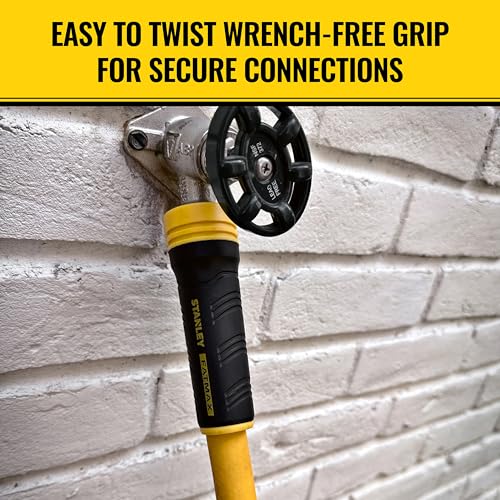 Stanley Fatmax Professional Grade Water Hose, 50' x 5/8", Yellow 500 PSI