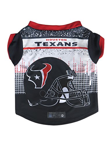 Littlearth Unisex-Adult NFL Houston Texans Performance Pet T-Shirt, Team Color, Large