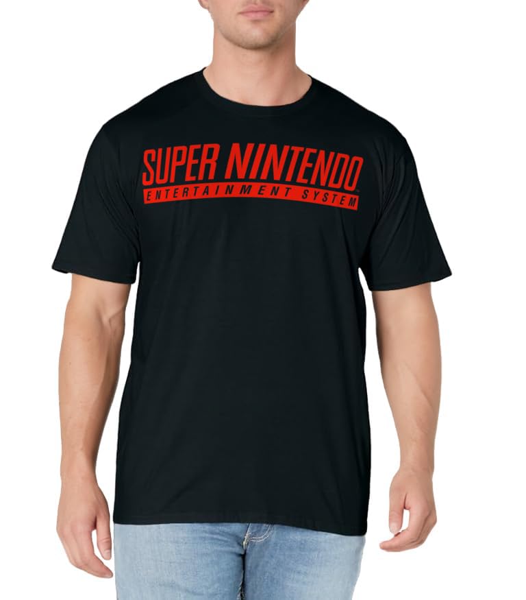 Super Nintendo Entertainment System Classic Logo T-Shirt